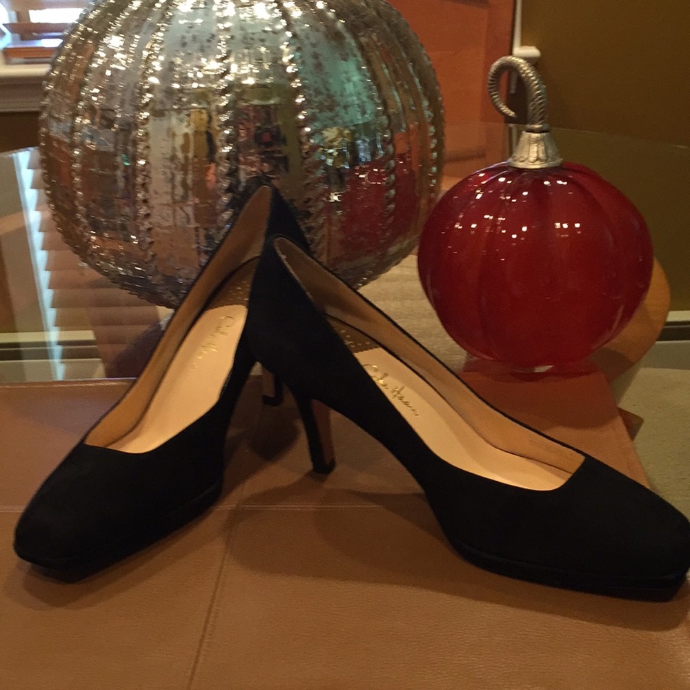 🔥 NWOT Cole Haan/Nike Air black suede heels - Picture 8 of 8